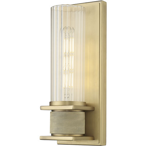 None Wall Sconce Wall Light in Vintage Brass